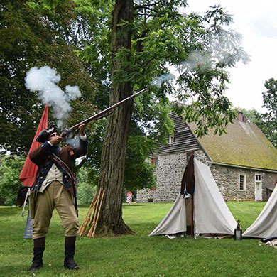Historical reenactment in Ulster County, NY