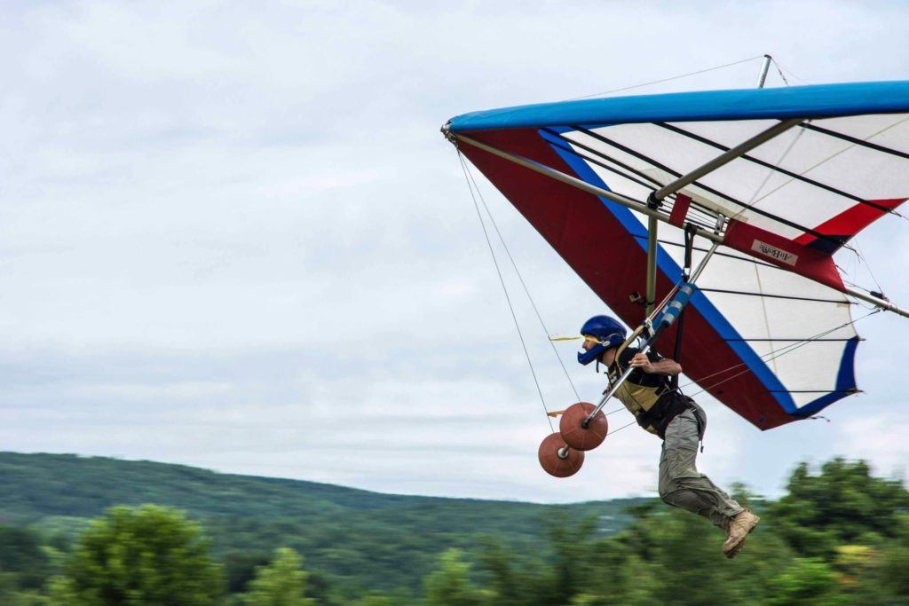 Hang gliding in Ellenville, NY