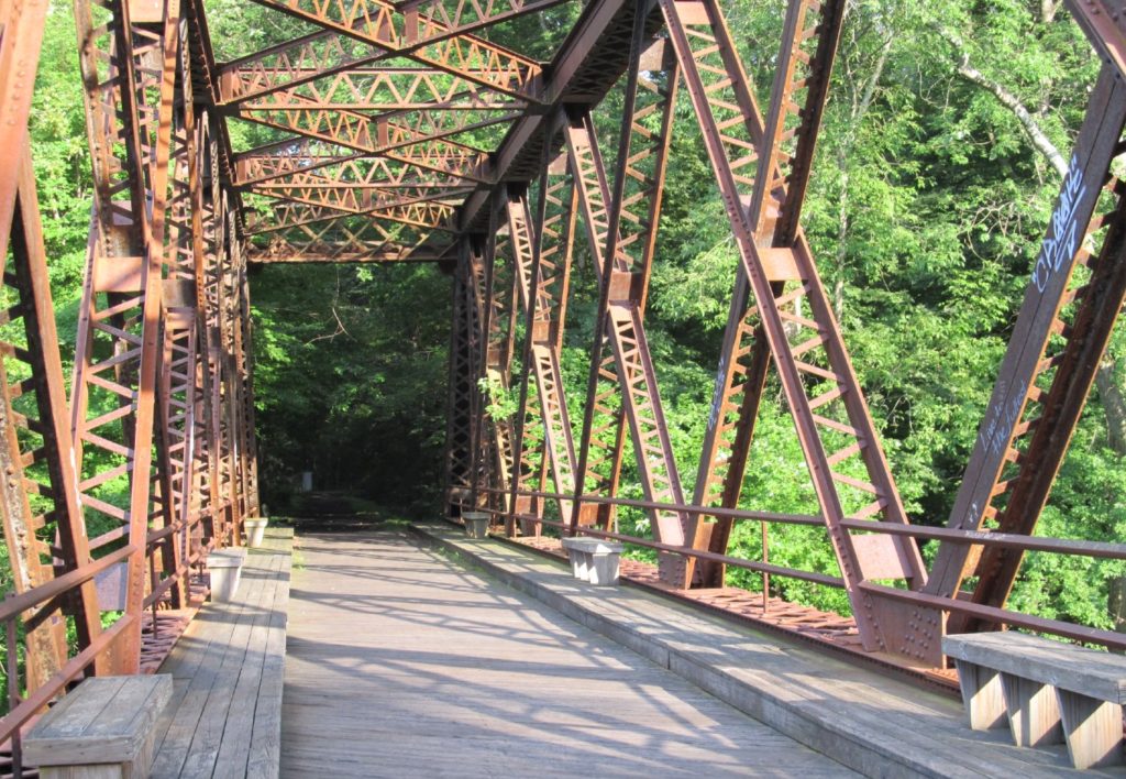 Springtown Truss Bridge on Wallkill Valley Rail Trail