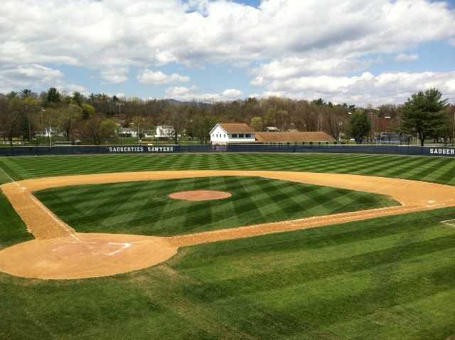 baseball field in a small town