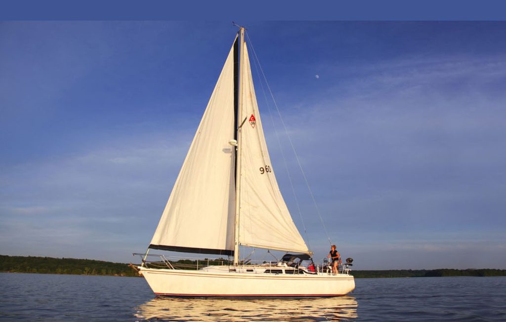 sailboat on the Hudson River