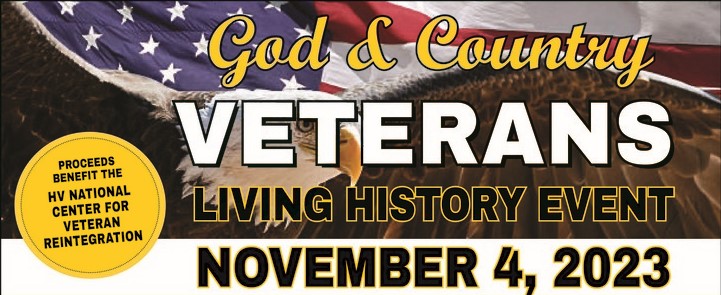 Veterans Day event banner