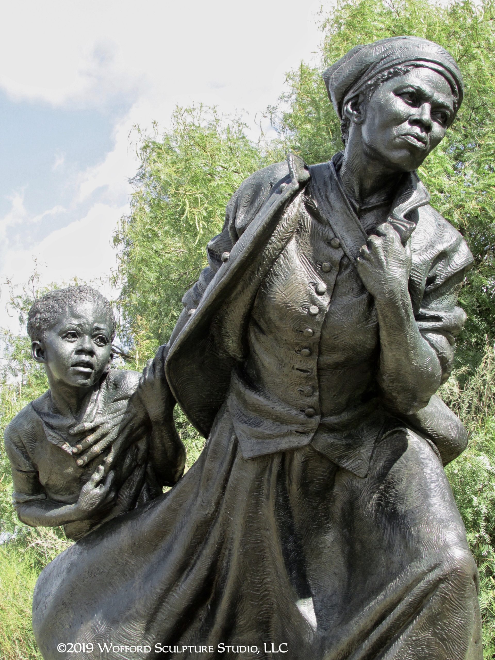 Harriet Tubman: Journey to Freedom bronze sculpture