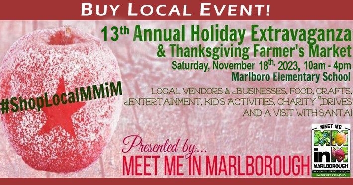 farmers market holiday events flyer