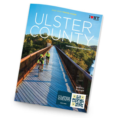 Front cover of the 2022-2023 Ulster County Travel Guide