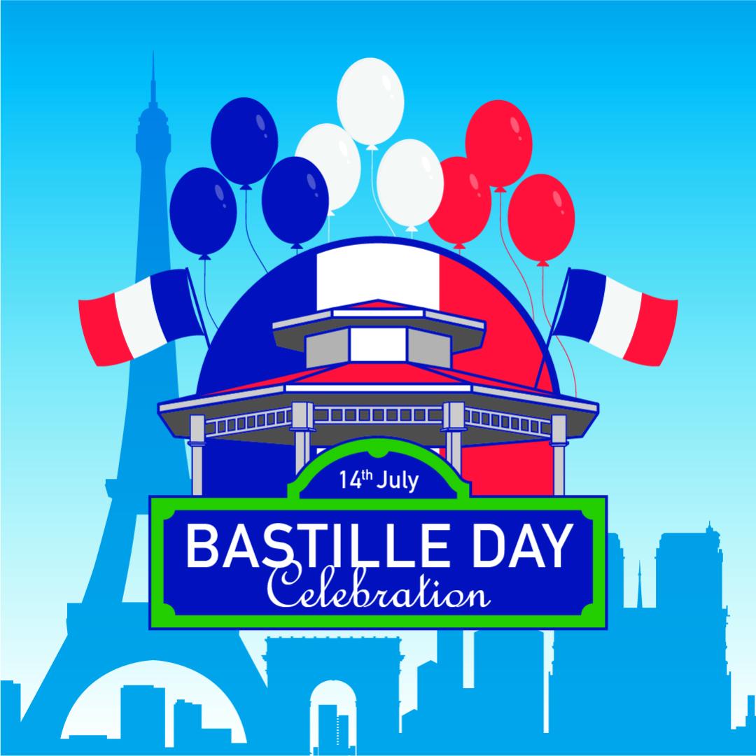 bastille day flyer