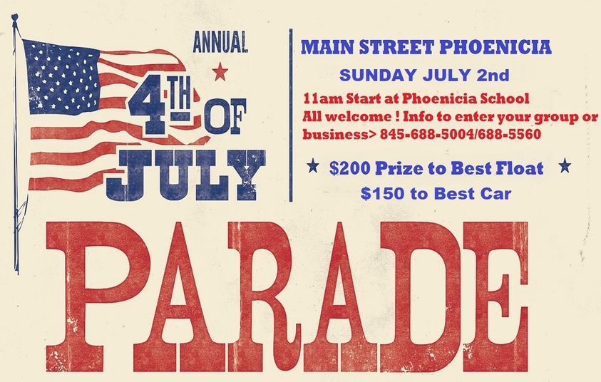 4th of july parade flyer