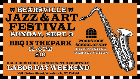 jazz & art festival flyer