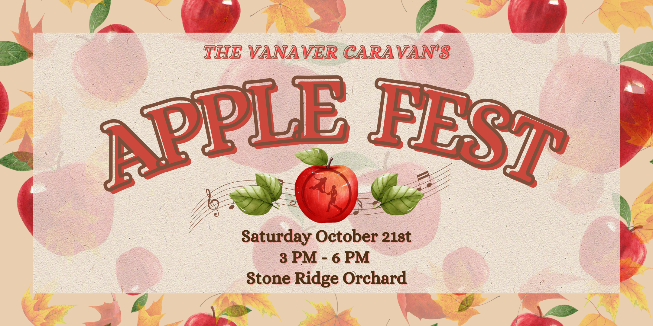 apple festival event flyer