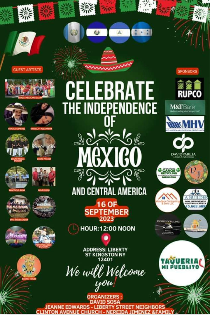 Independence of Mexico flyer