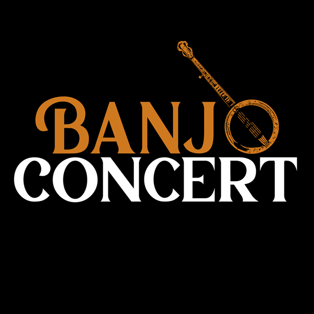 banjo concert event banner
