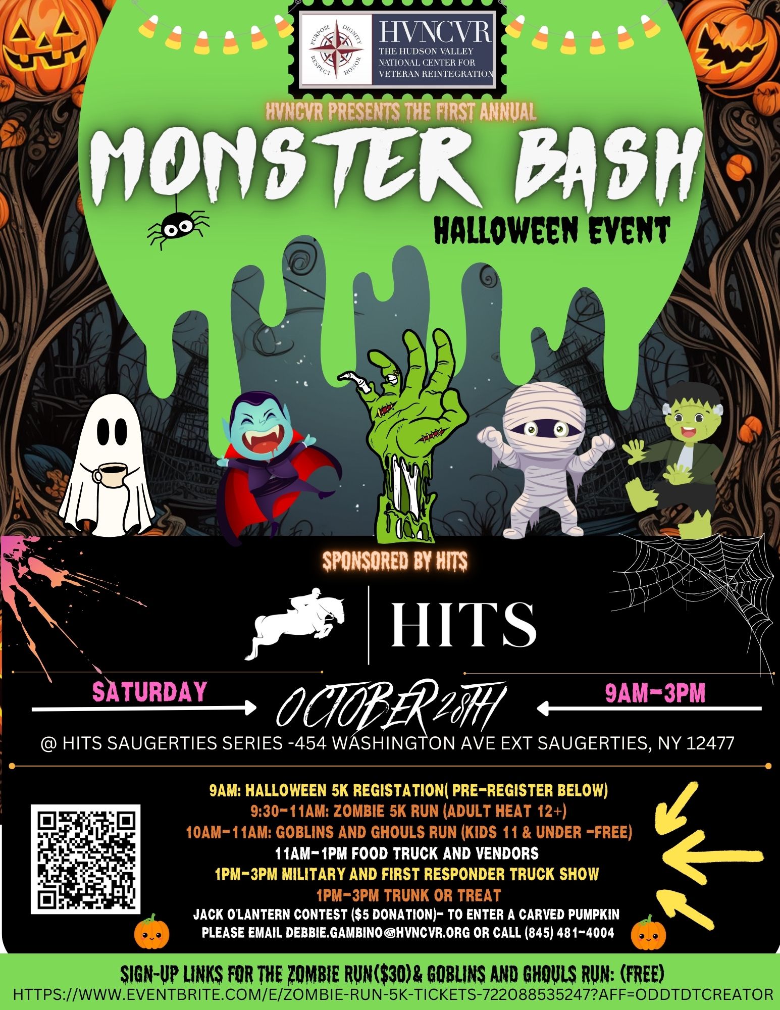 Monster Bash event flyer