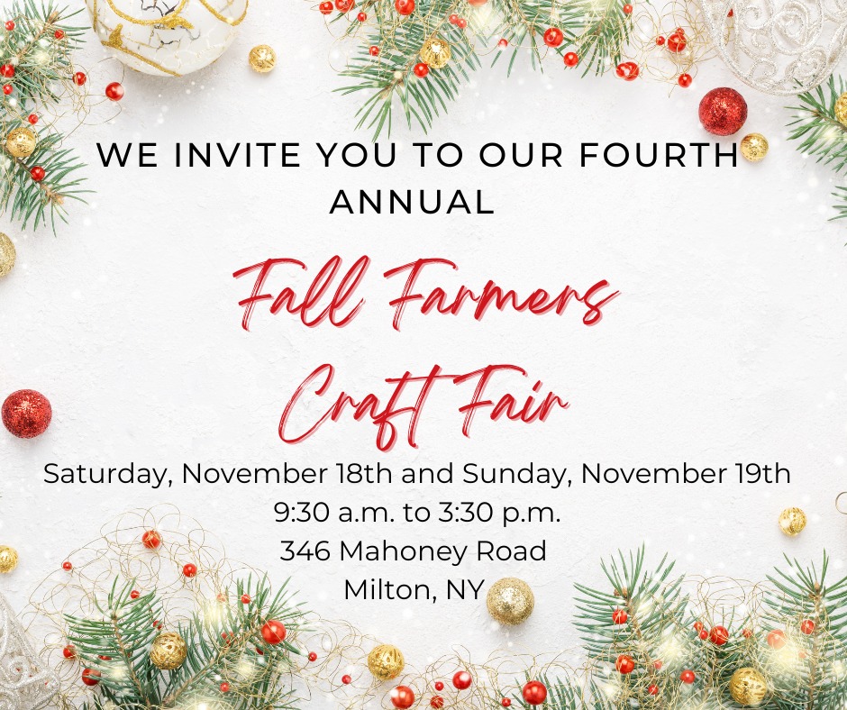 holiday craft fair event flyer