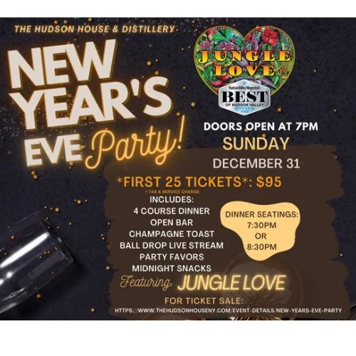 New Year's Eve event flyer