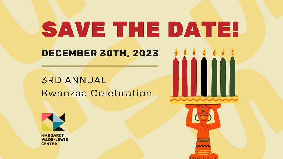 Kwanzaa event flyer