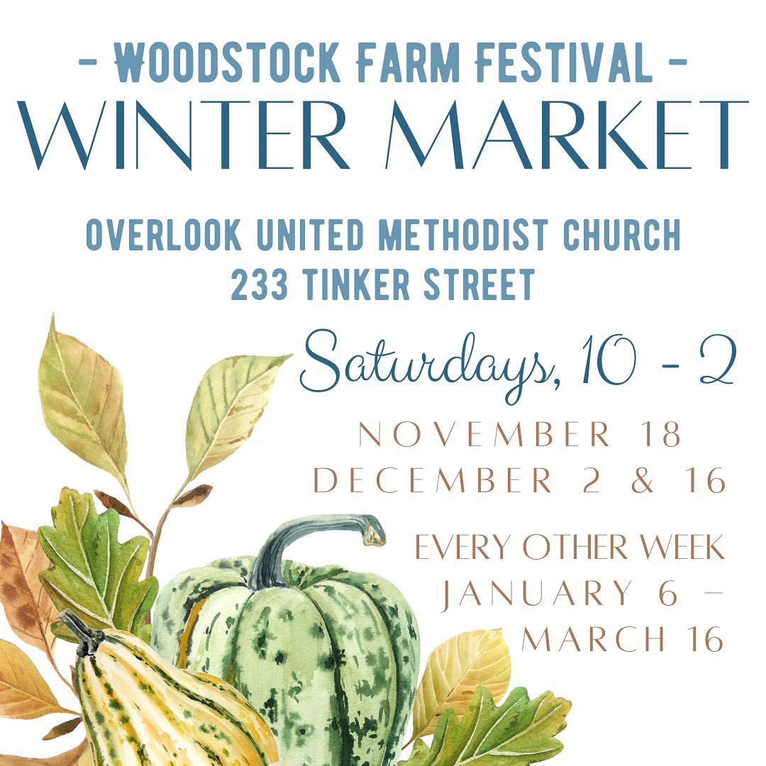 Winter farm market events flyer
