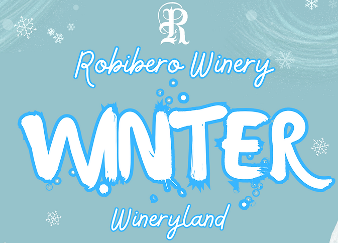 winery winter event banner