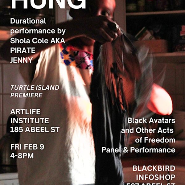 Black History arts performance flyer