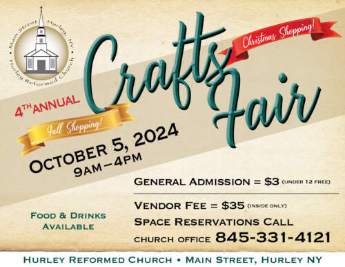 event flyer for crafts fair