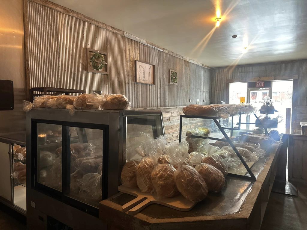 display of fresh baked goods