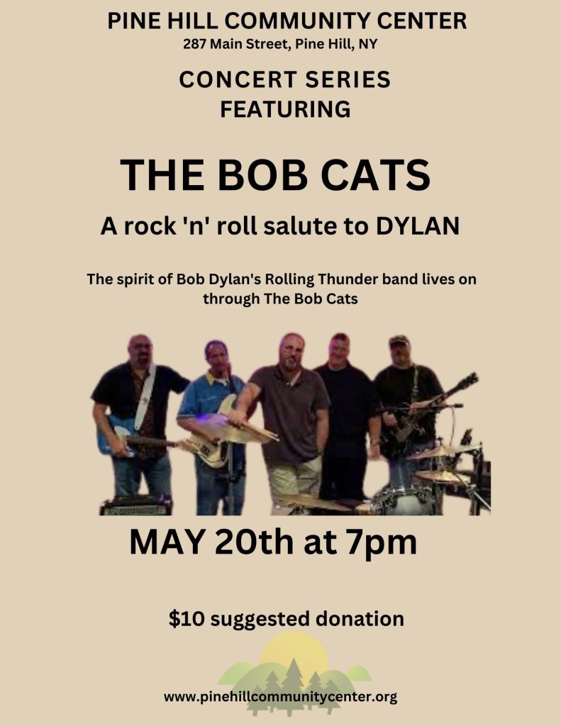 The Bob Cats concert flyer