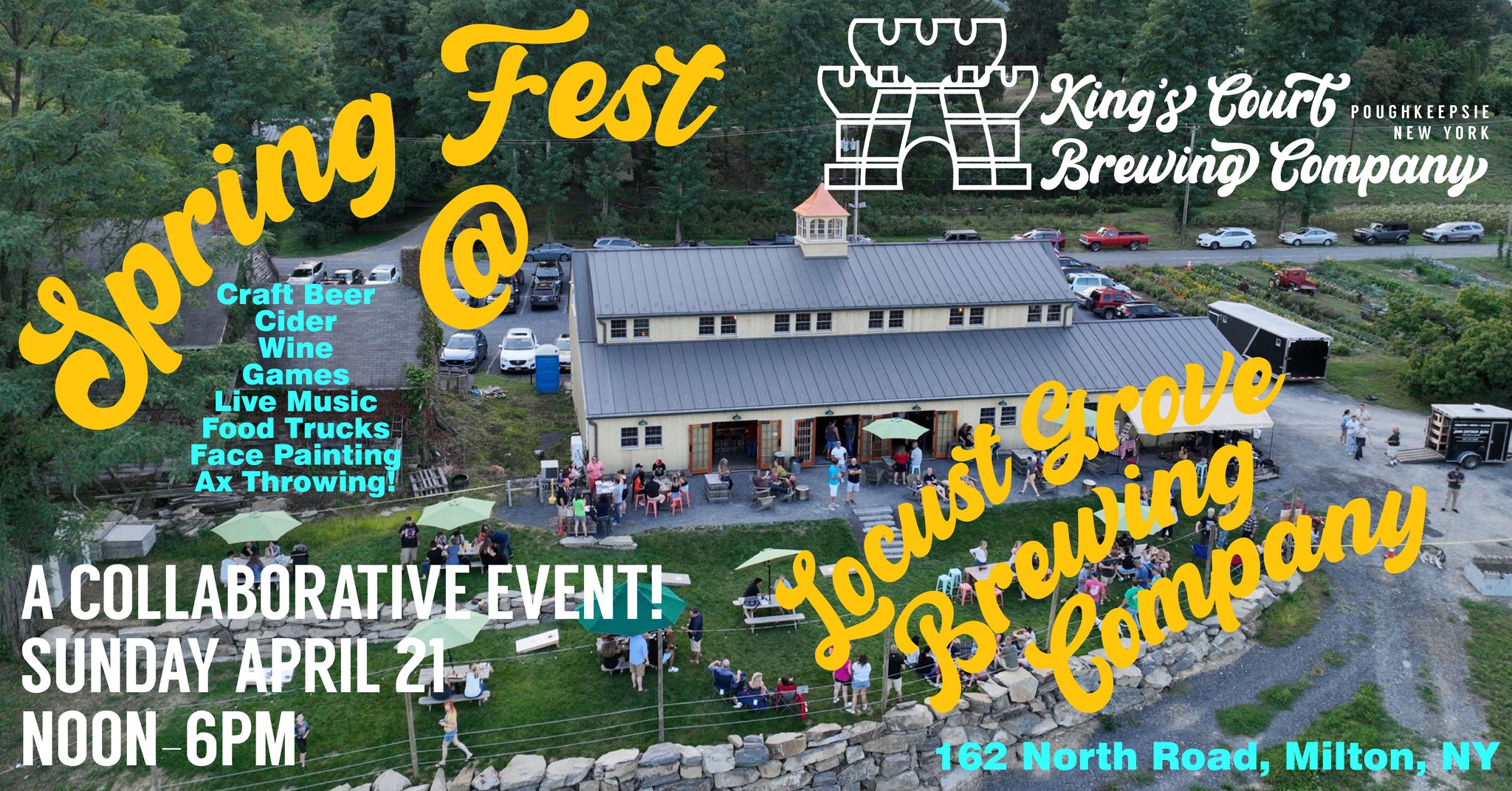brewery spring fest event flyer
