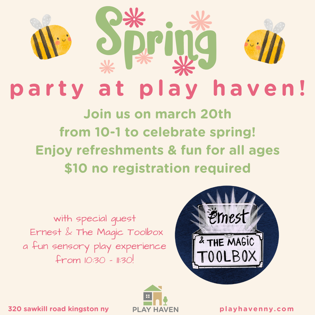 spring party event flyer