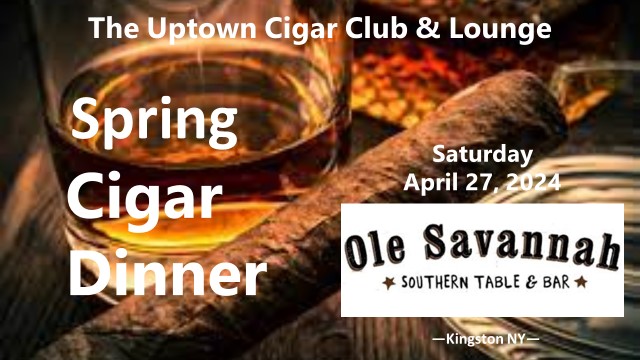 Cigar Dinner event flyer