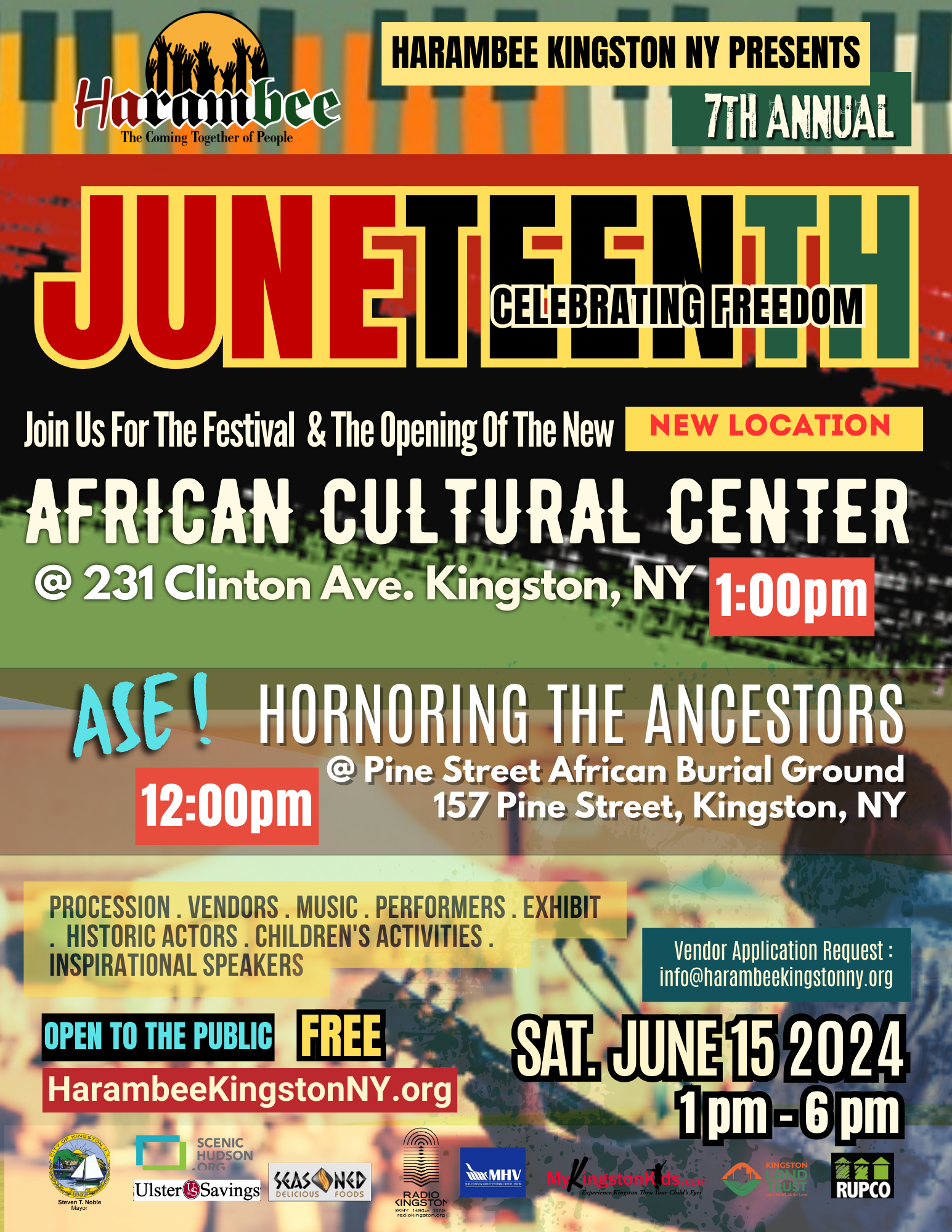 Juneteenth Festival and opening of the African Cultural Center