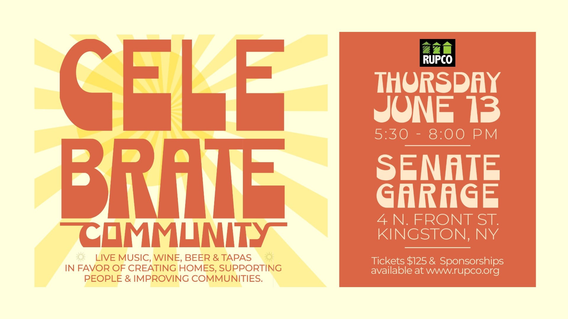 June 13th Celebrate Community flyer