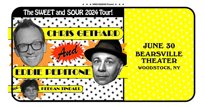June 30th the Sweet and Sour 2024 tour Chris Gethard and Eddie Pepitone promo