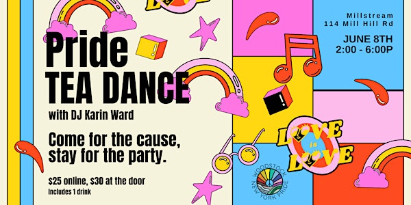 June 8th Pride Tea Dance flyer