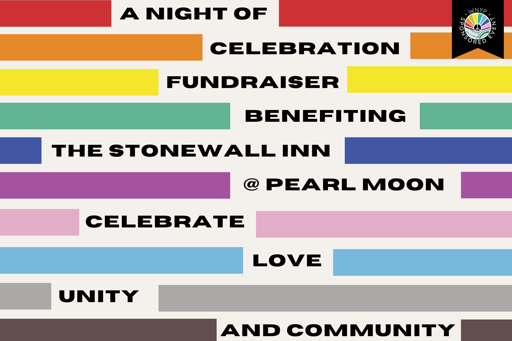 Stonewall pop-up fundraiser flyer