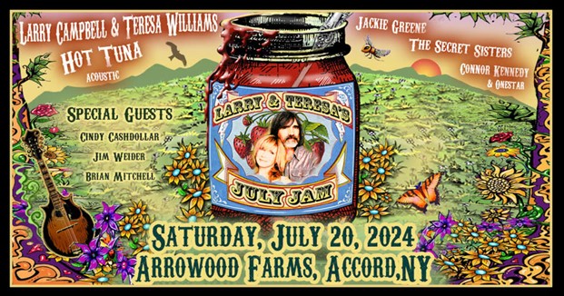 larry and teresas july jam july 20th flyer